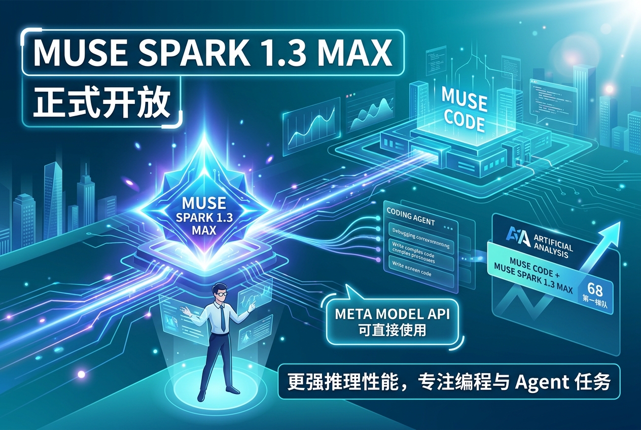 Muse Spark 1.3 Max 正式开放