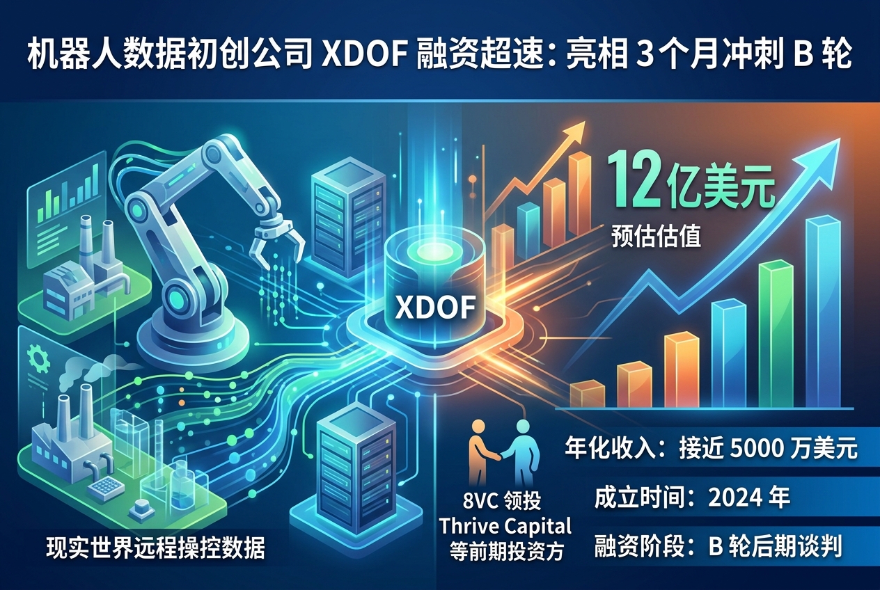 XDOF 亮相三个月内冲刺 B 轮融资,估值或达 12 亿美元