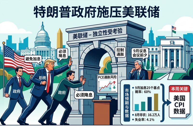 特朗普政府施压美联储，9月议息会议前独立性再受考验-指挥使社区 - 真实线索、热点议题与深度观察