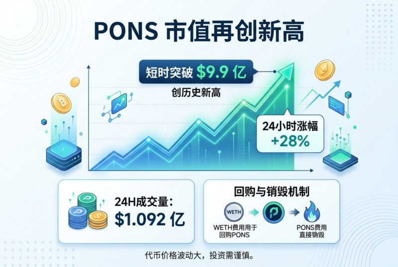 PONS 市值短时突破 9.9 亿美元，续创历史新高-指挥使社区 - 真实线索、热点议题与深度观察