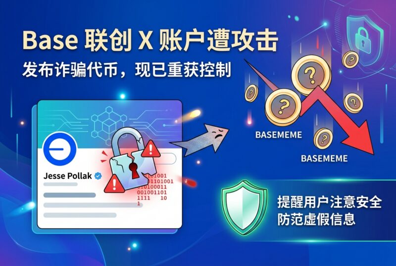 Base 联创:X 账户被攻击并发布诈骗代币,提醒用户注意安全-指挥使社区 - 真实线索、热点议题与深度观察