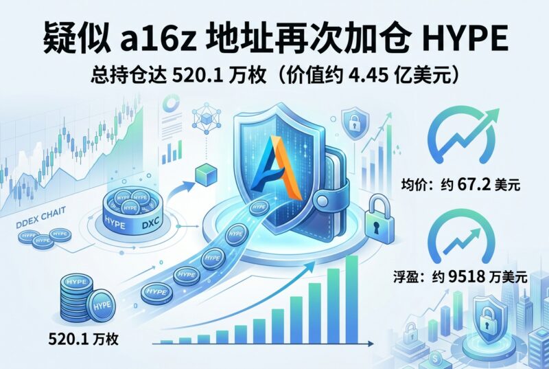 疑似 a16z 地址再次加仓 HYPE,总持仓达 520.1 万枚-指挥使社区 - 真实线索、热点议题与深度观察