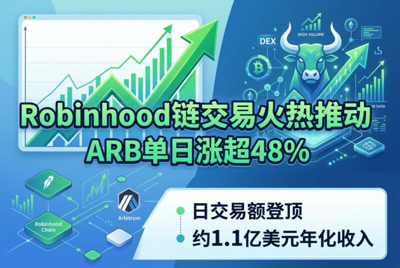 Robinhood链交易火热推动 ARB 单日涨超 48%-指挥使社区 - 真实线索、热点议题与深度观察