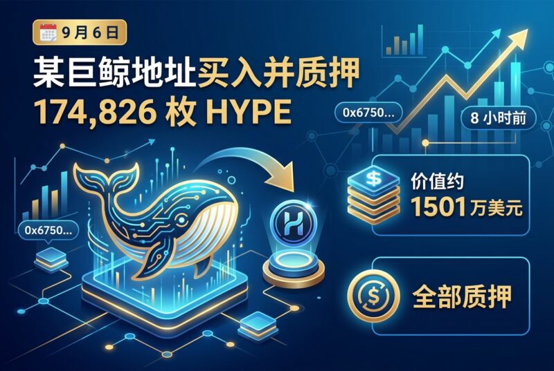 某巨鲸地址买入并质押 174,826 枚 HYPE-指挥使社区 - 真实线索、热点议题与深度观察