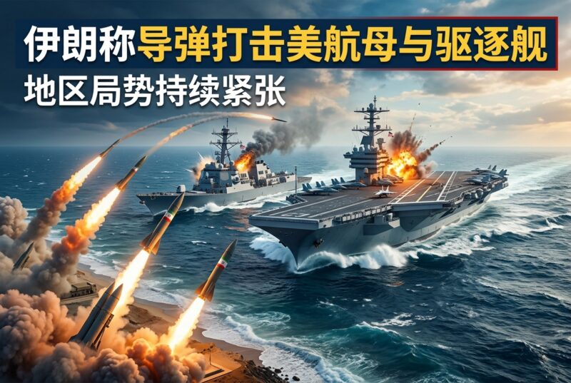 伊朗革命卫队称打击了美航母和驱逐舰-指挥使社区 - 真实线索、热点议题与深度观察