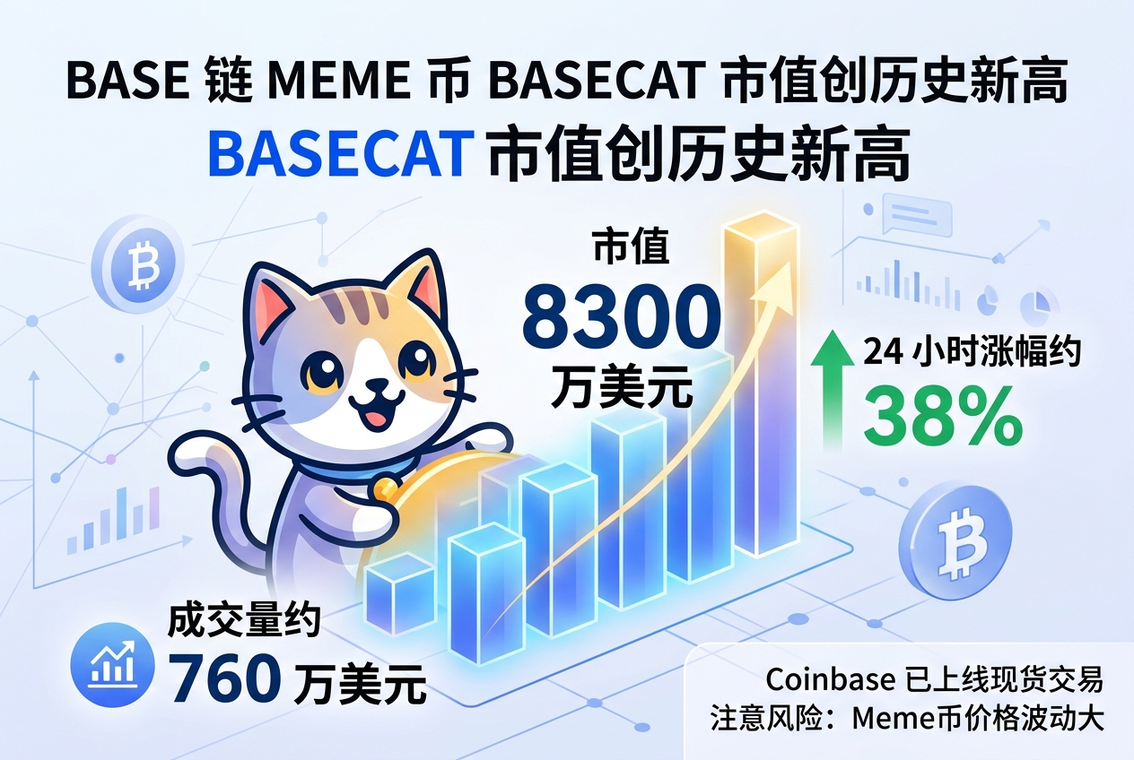 Base 链 Meme 币 Basecat 市值创历史新高