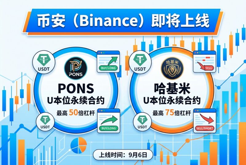 Binance 将上线 PONS 和哈基米 U 本位永续合约-指挥使社区 - 真实线索、热点议题与深度观察