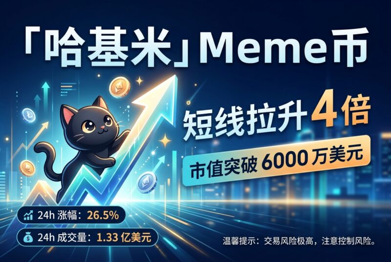 Meme 币「哈基米」短线拉升 4 倍，市值突破 6000 万美元-指挥使社区 - 真实线索、热点议题与深度观察