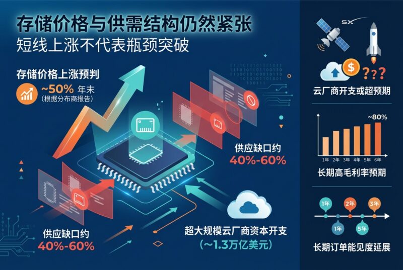 Serenity:存储价格与供需结构仍然紧张,短线上涨不代表瓶颈被突破-指挥使社区 - 真实线索、热点议题与深度观察