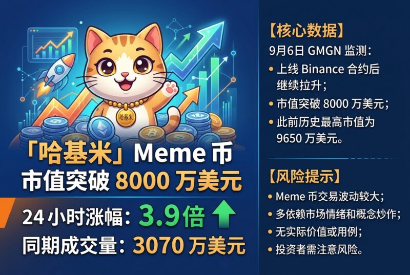 Meme 币「哈基米」市值突破 8000 万美元-指挥使社区 - 真实线索、热点议题与深度观察