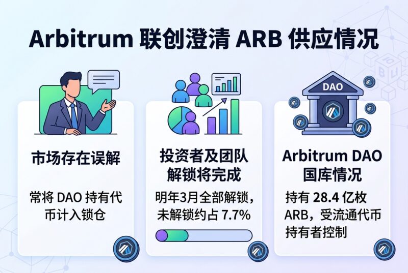 Arbitrum 联创澄清 ARB 供应情况-指挥使社区 - 真实线索、热点议题与深度观察