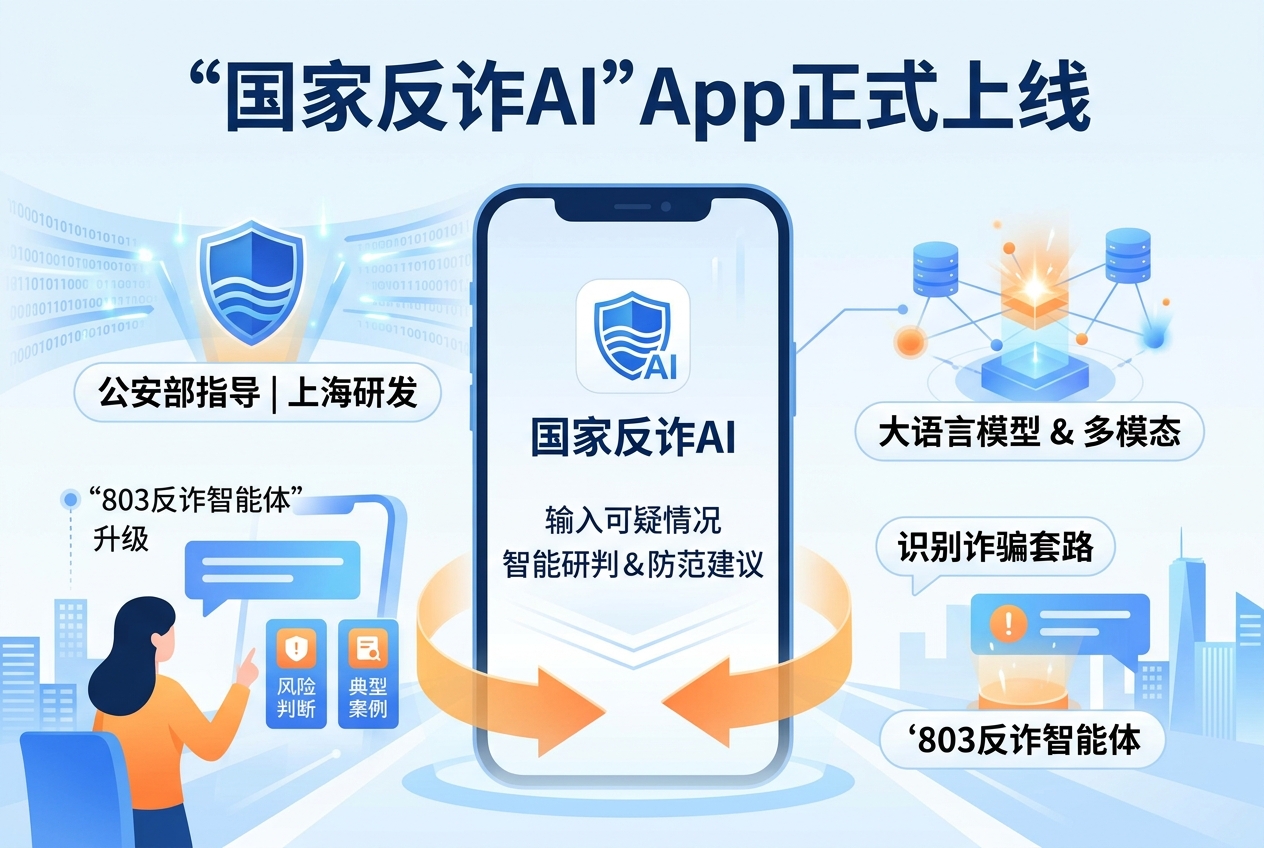 “国家反诈AI”App 上线