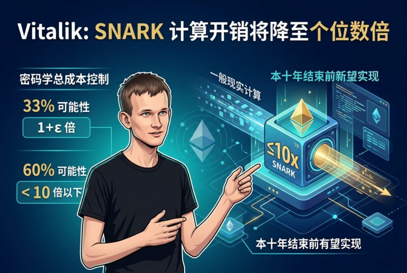 Vitalik：SNARK 有望在本十年结束前实现个位数倍计算开销-指挥使社区 - 真实线索、热点议题与深度观察