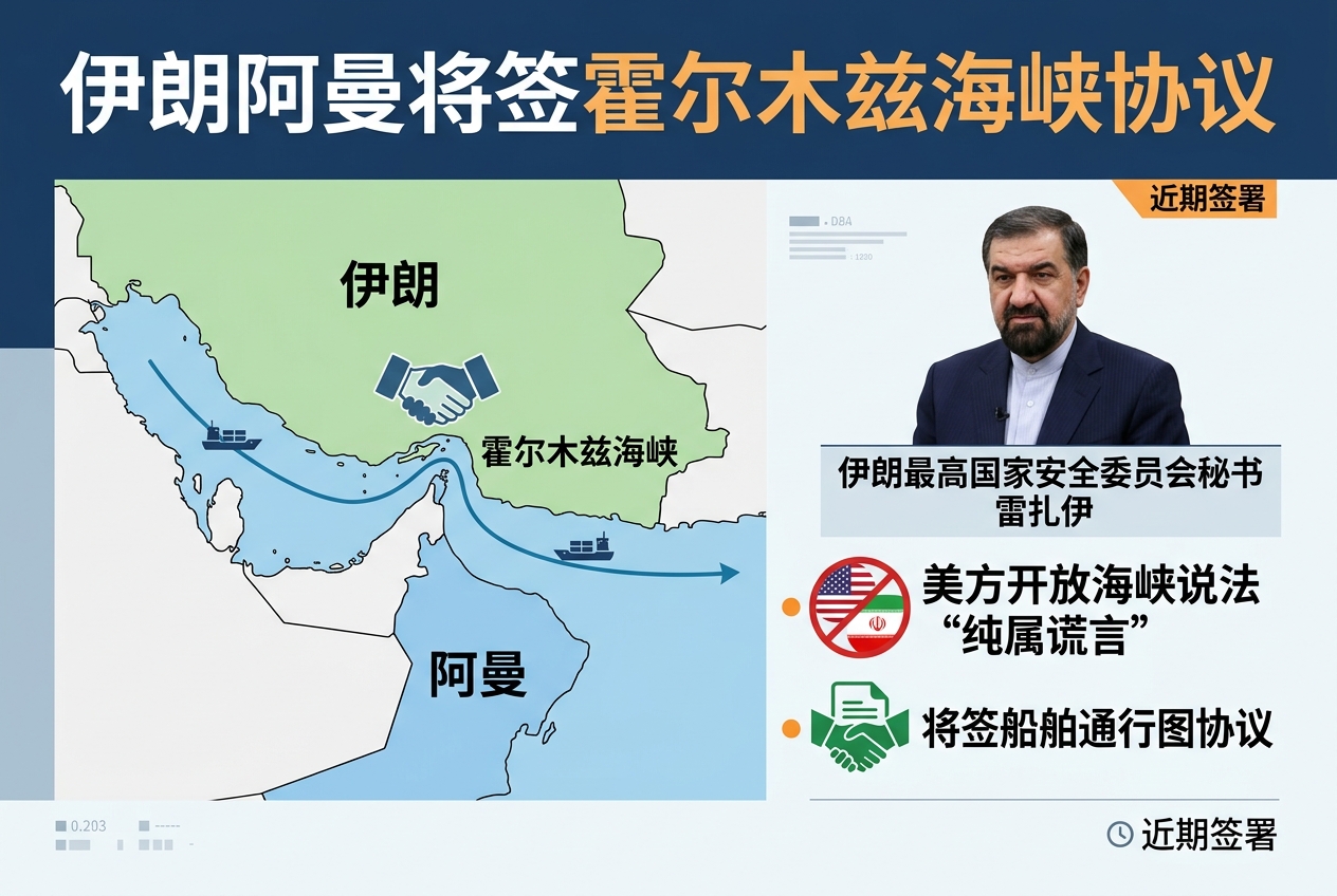 伊朗称即将与阿曼签署霍尔木兹海峡相关协议