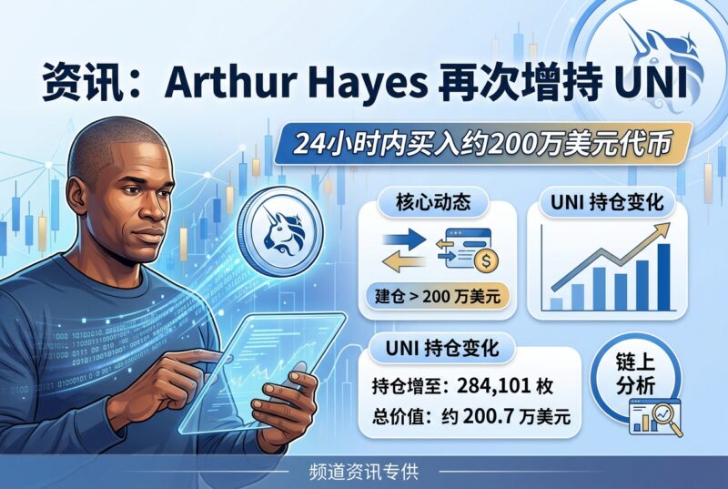 Arthur Hayes 再次增持 UNI,近 24 小时买入约 200 万美元代币-指挥使社区 - 真实线索、热点议题与深度观察
