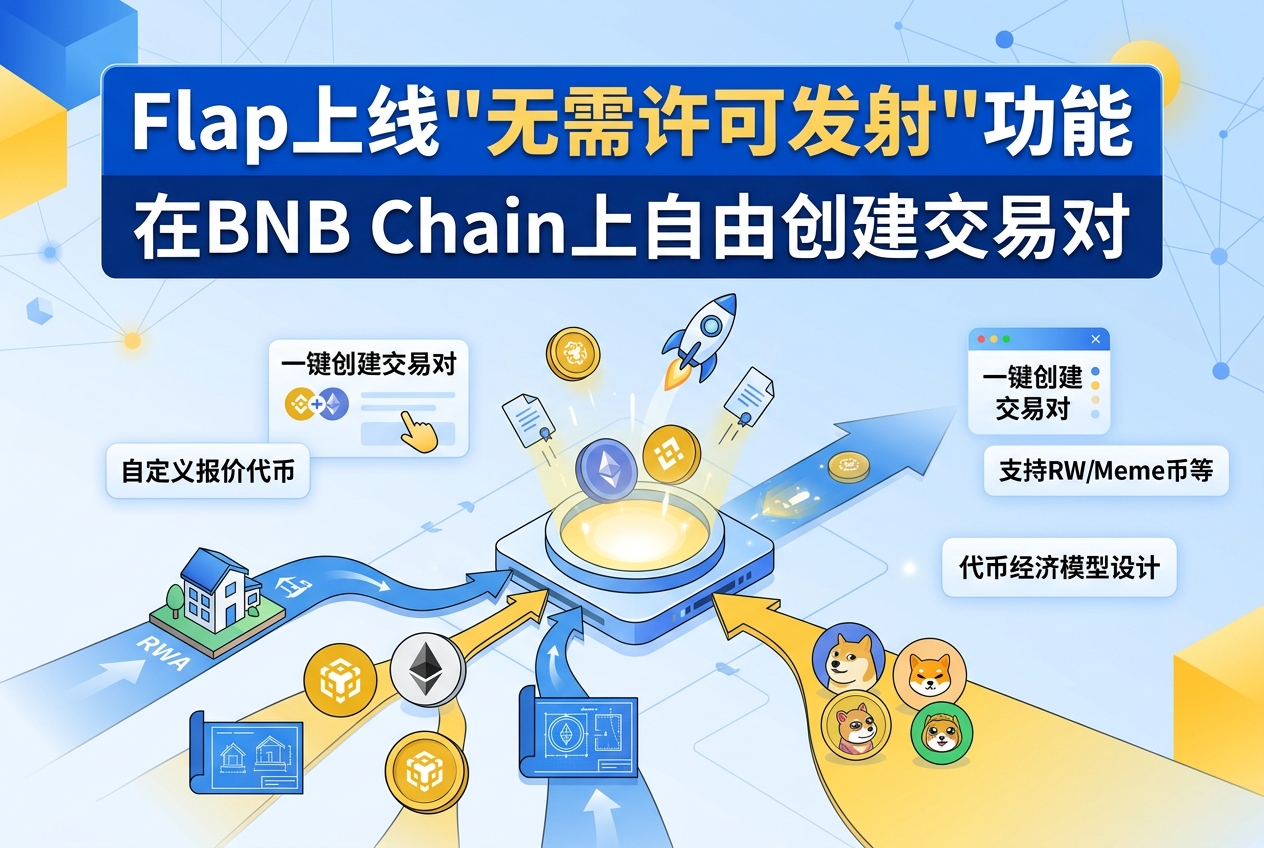 Flap 于 BNB Chain 上线“无需许可发射”功能