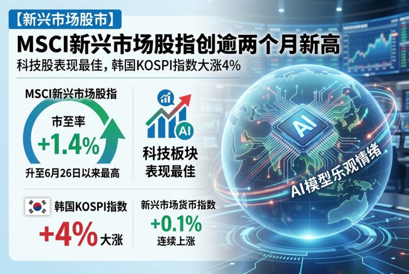 MSCI新兴市场股票指数创逾两个月新高,科技股表现最佳-指挥使社区 - 真实线索、热点议题与深度观察