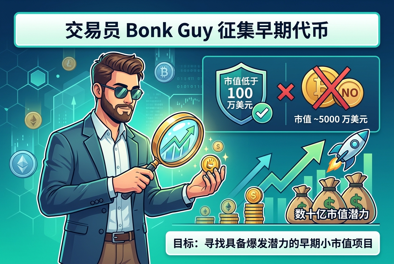 Bonk Guy 征集市值低于 100 万美元的早期代币