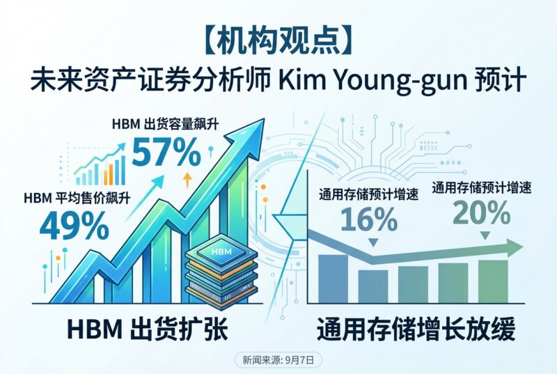 机构:三星 HBM 出货扩张料将抵消 2027 年通用存储增长放缓-指挥使社区 - 真实线索、热点议题与深度观察