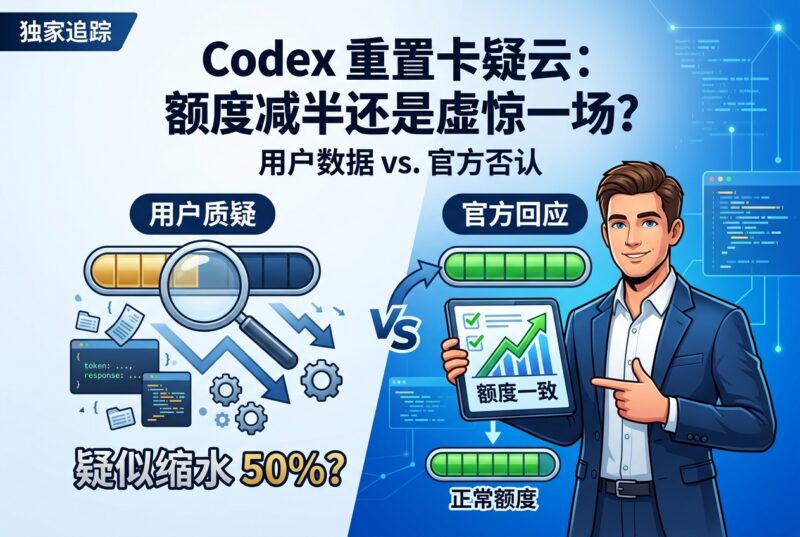 Codex 重置卡疑似“缩水”50%?Tibo:与正常额度一致-指挥使社区 - 真实线索、热点议题与深度观察