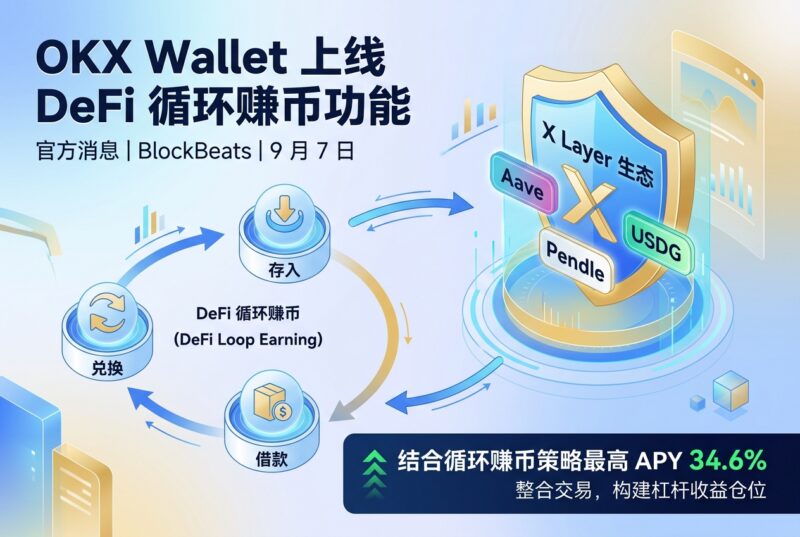 OKX Wallet 上线 DeFi 循环赚币功能-指挥使社区 - 真实线索、热点议题与深度观察