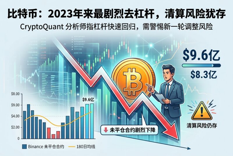 比特币经历 2023 年以来最剧烈去杠杆,新一轮清算风险仍存-指挥使社区 - 真实线索、热点议题与深度观察