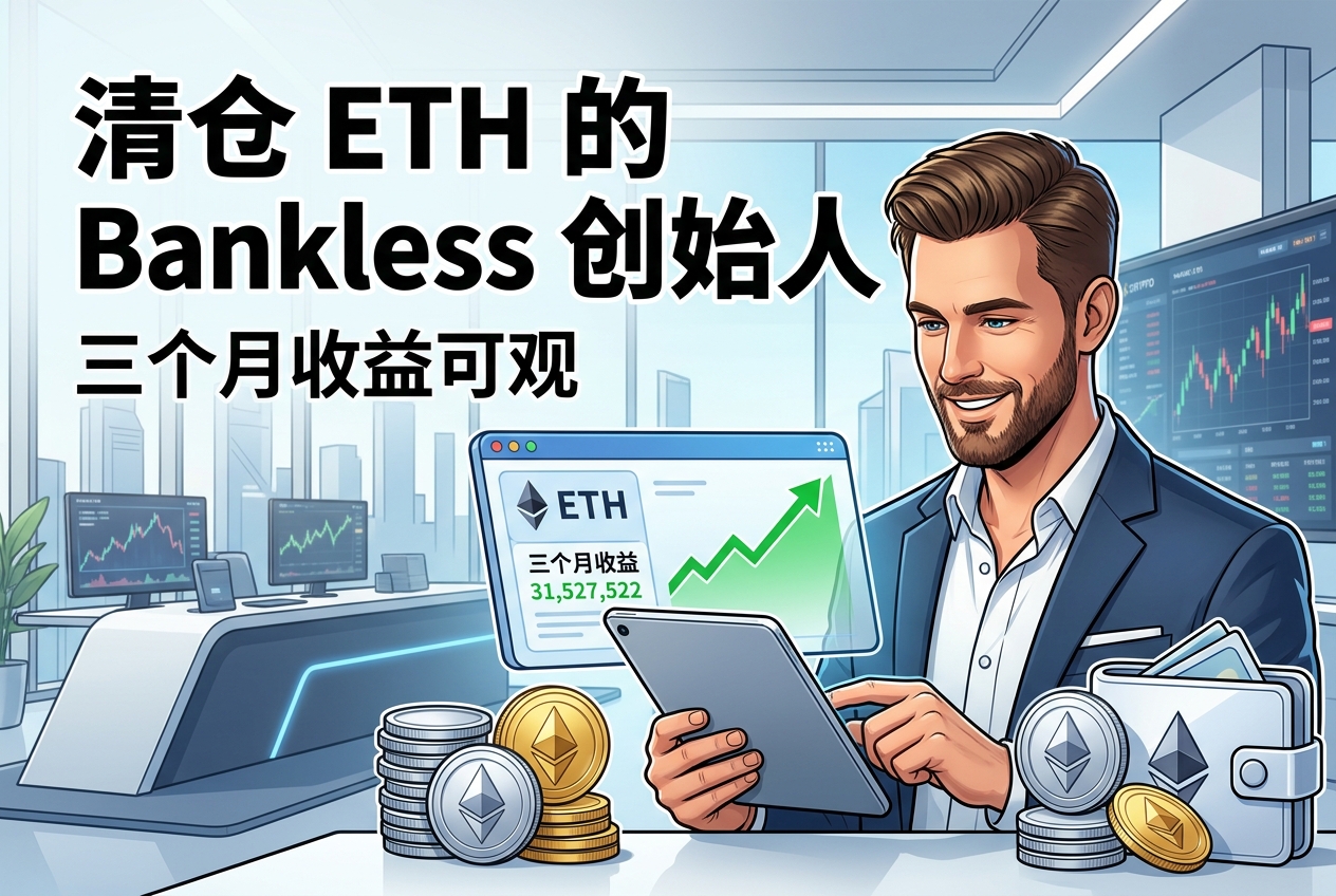 清仓 ETH 的 Bankless 创始人，三个月收益可观