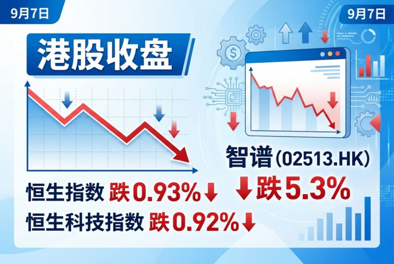 港股收盘：恒指跌 0.93%，智谱跌 5.3%-指挥使社区 - 真实线索、热点议题与深度观察