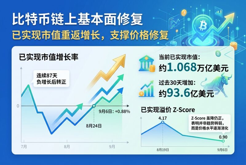 链上已实现市值重返增长,价格修复获基本面支撑-指挥使社区 - 真实线索、热点议题与深度观察