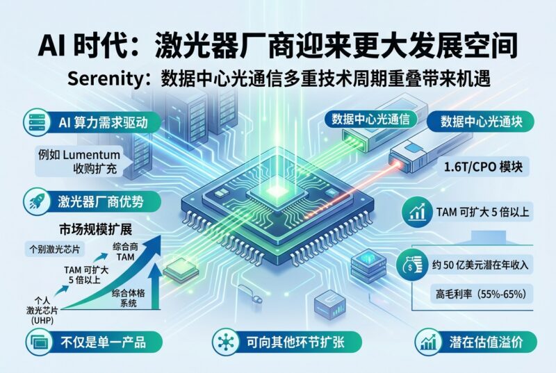 Serenity：AI 算力需求下，激光器厂商或具备更大扩张空间-指挥使社区 - 真实线索、热点议题与深度观察