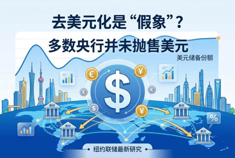去美元化是“假象”?纽约联储:多数央行并未抛售美元-指挥使社区 - 真实线索、热点议题与深度观察