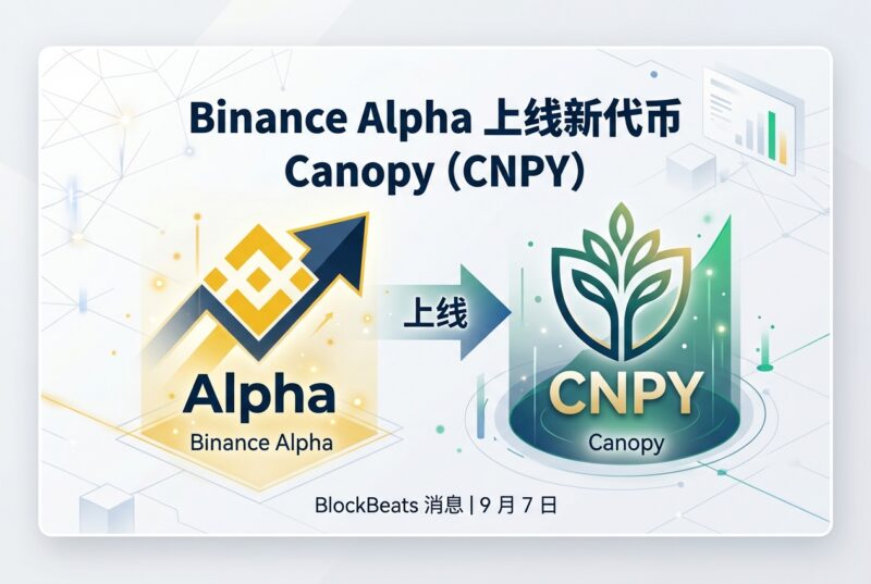Binance Alpha 上线 Canopy（CNPY）-指挥使社区 - 真实线索、热点议题与深度观察