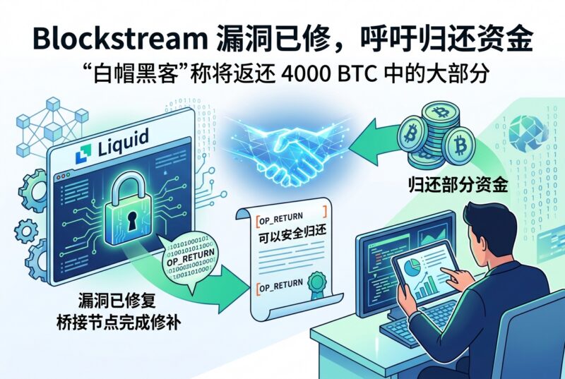 Blockstream 致信“白帽黑客”:漏洞已修复,可安全归还资金-指挥使社区 - 真实线索、热点议题与深度观察