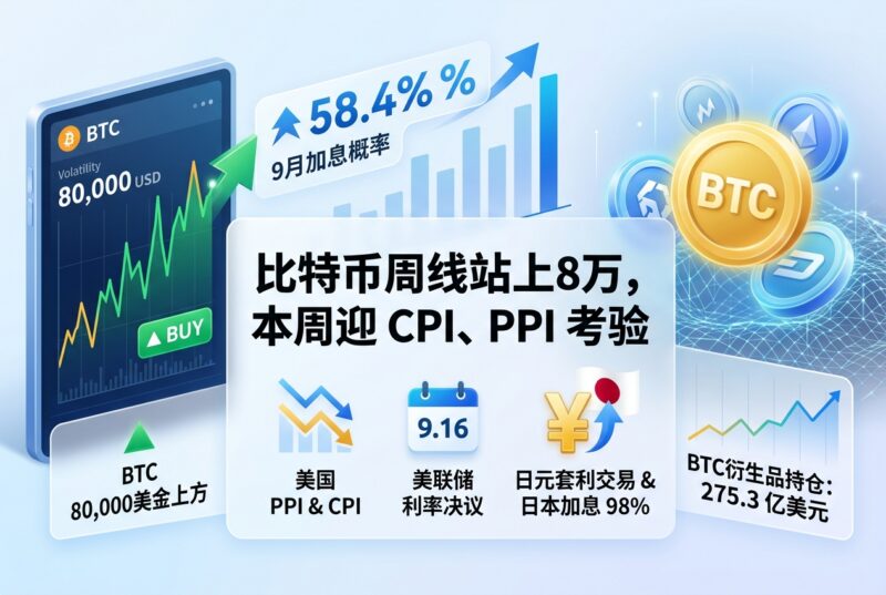 比特币本周迎 CPI、PPI 考验,市场押注美联储 9 月加息概率升至 58.4%-指挥使社区 - 真实线索、热点议题与深度观察