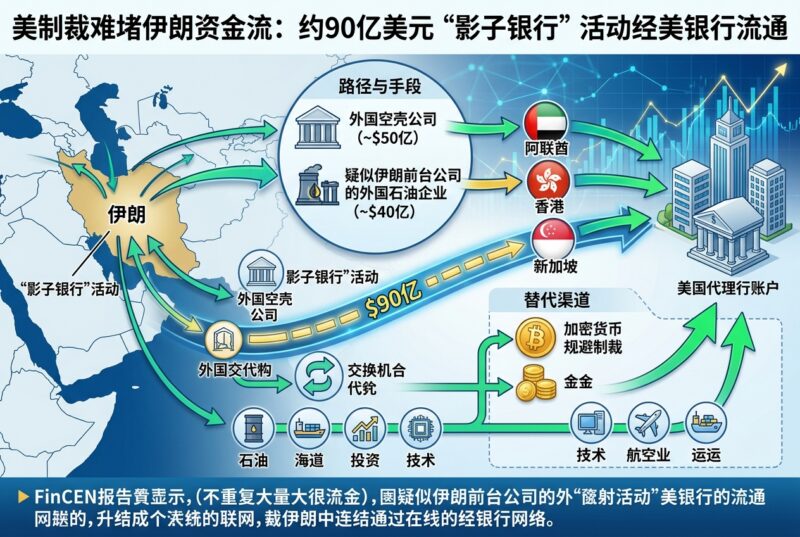 美方制裁难堵伊朗资金流转：约90亿美元“影子银行”活动经美国银行流通-指挥使社区 - 真实线索、热点议题与深度观察