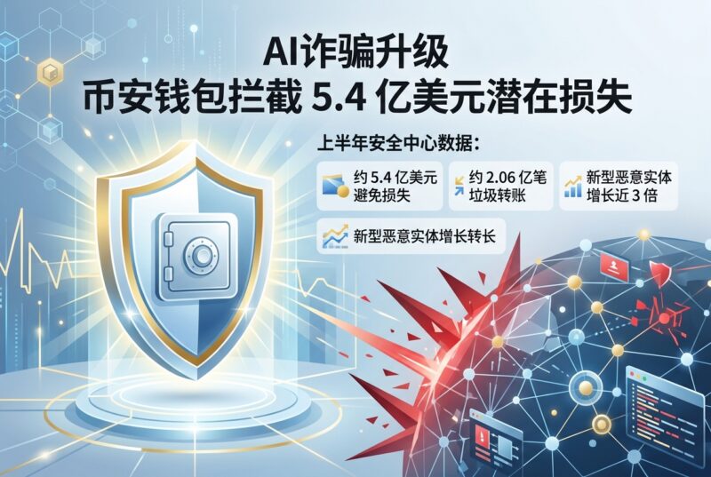 Binance Wallet 上半年拦截约 5.4 亿美元潜在损失,AI 驱动加密诈骗加速升级-指挥使社区 - 真实线索、热点议题与深度观察