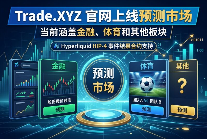 Trade.XYZ 官网上线预测市场，当前涉及三个板块-指挥使社区 - 真实线索、热点议题与深度观察