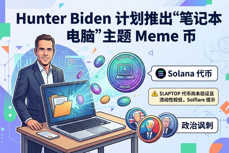 Hunter Biden 计划推出“笔记本电脑”主题 Meme 币-指挥使社区 - 真实线索、热点议题与深度观察