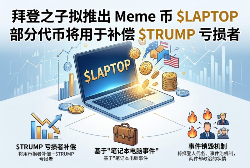 拜登之子拟推出 Meme 币 $LAPTOP,部分代币将用于补偿 $TRUMP 亏损者-指挥使社区 - 真实线索、热点议题与深度观察
