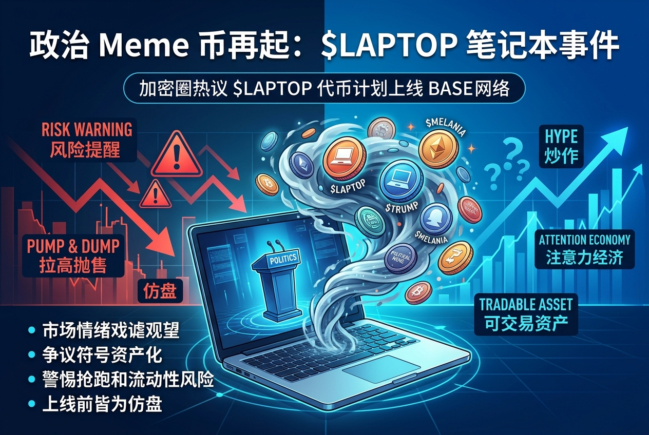 加密圈热议「政治 Meme 币」再起,社群风向以讽刺和风险提醒为主