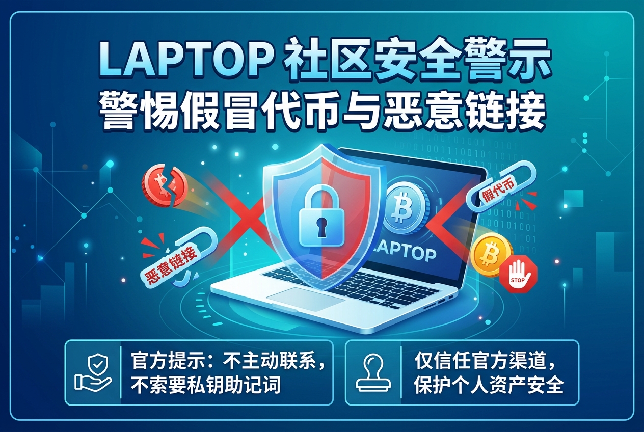 拜登之子 Meme 币 LAPTOP 提醒社区警惕假冒代币和恶意链接