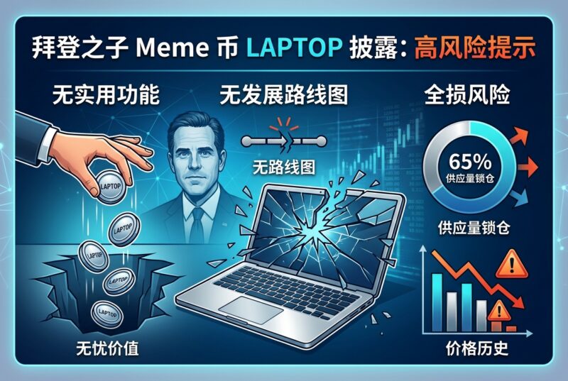 拜登之子 Meme 币 LAPTOP 披露:无实用功能及发展路线图,购买者或损失全部投入资金-指挥使社区 - 真实线索、热点议题与深度观察