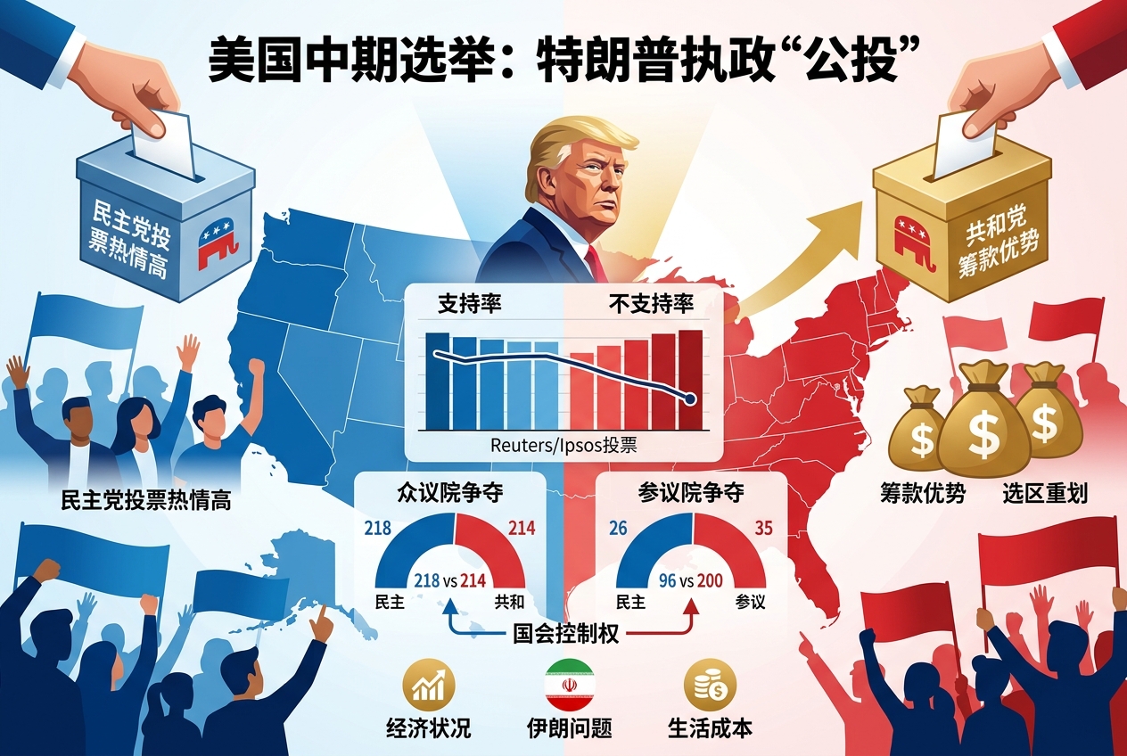 美国中期选举或成特朗普执政表现的“公投”