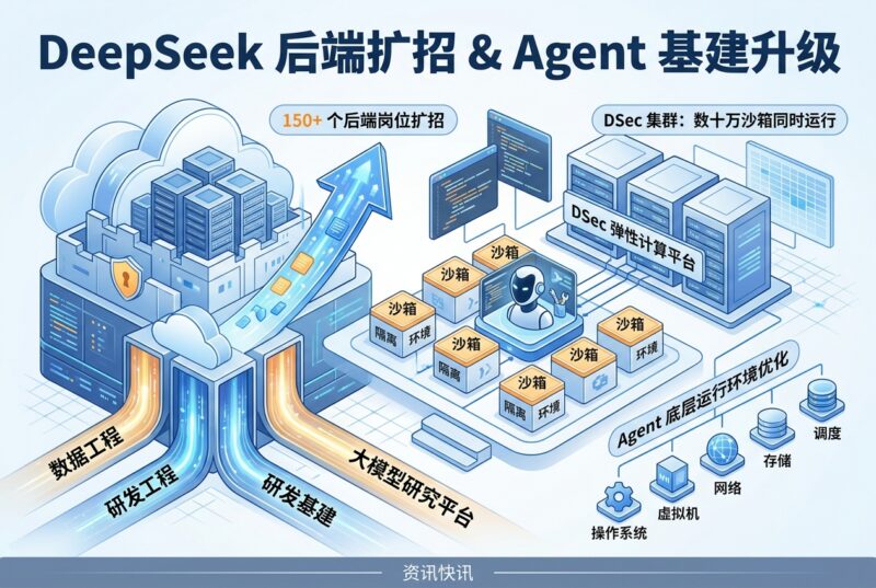 DeepSeek再招约150名后端,重点补Agent基础设施-指挥使社区 - 真实线索、热点议题与深度观察