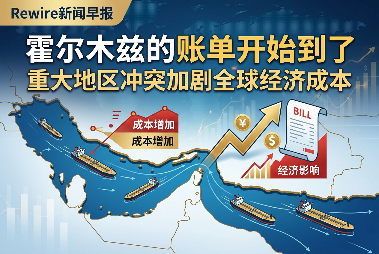 霍尔木兹的账单开始到了｜Rewire新闻早报