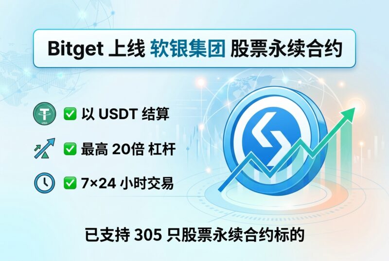 Bitget 上线软银集团股票永续合约-指挥使社区 - 真实线索、热点议题与深度观察