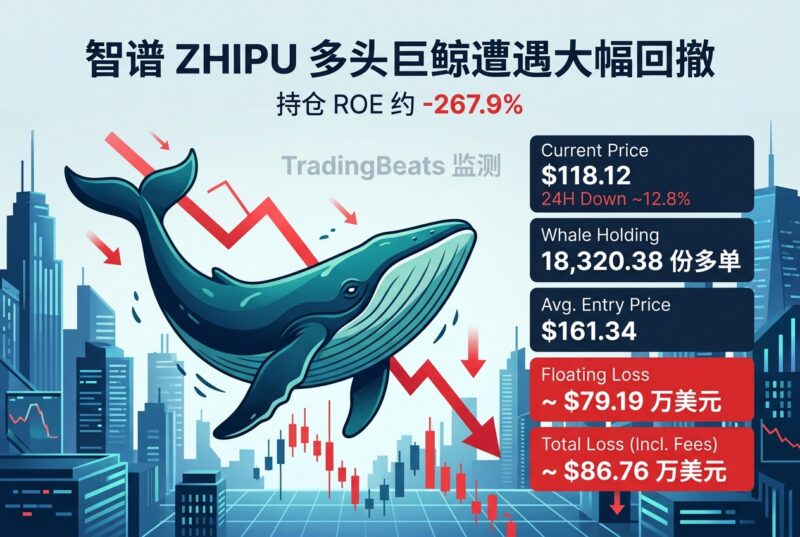 智谱 ZHIPU 多头巨鲸遭遇大幅回撤,持仓 ROE 约 -267.9%-指挥使社区 - 真实线索、热点议题与深度观察
