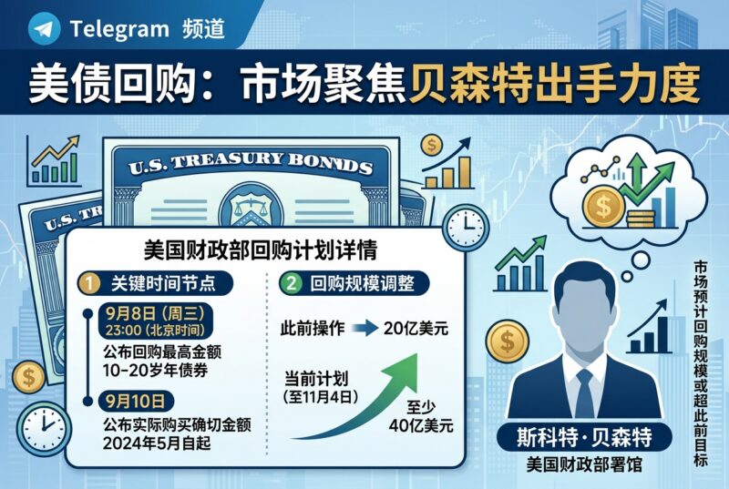 美国财政部将公布美债回购规模,市场关注贝森特出手力度-指挥使社区 - 真实线索、热点议题与深度观察