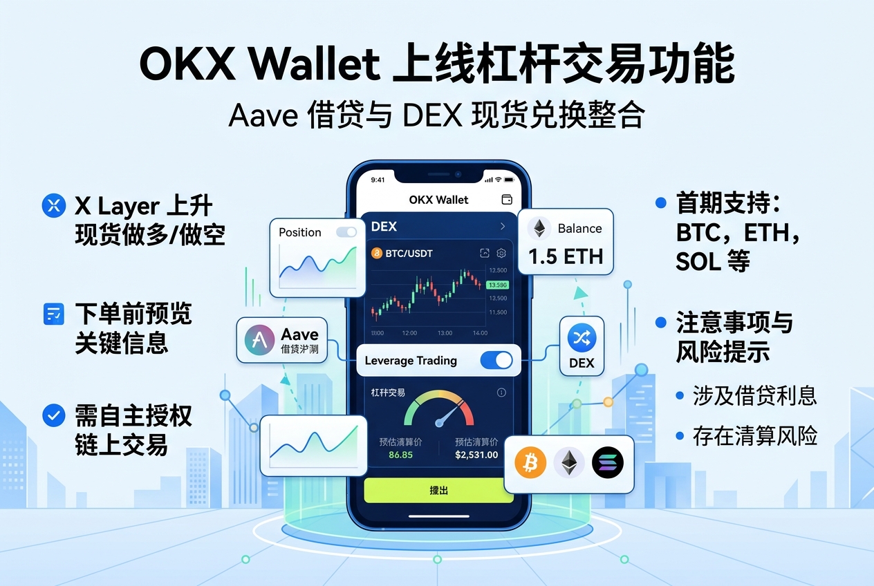OKX Wallet 上线杠杆交易功能