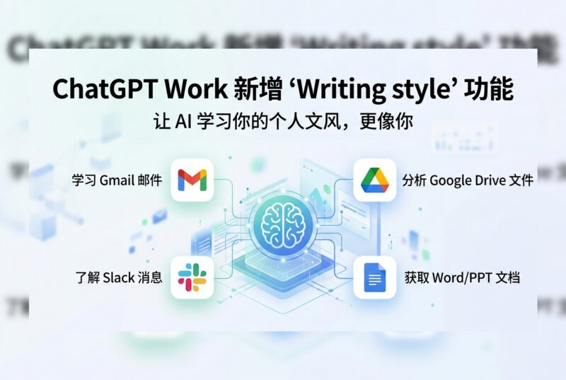 ChatGPT Work 新增“Writing style”功能:可学习个人文风-指挥使社区 - 真实线索、热点议题与深度观察